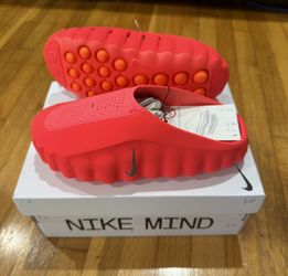 Nike Mind 001 Slide ( Solar Red ) Size 8