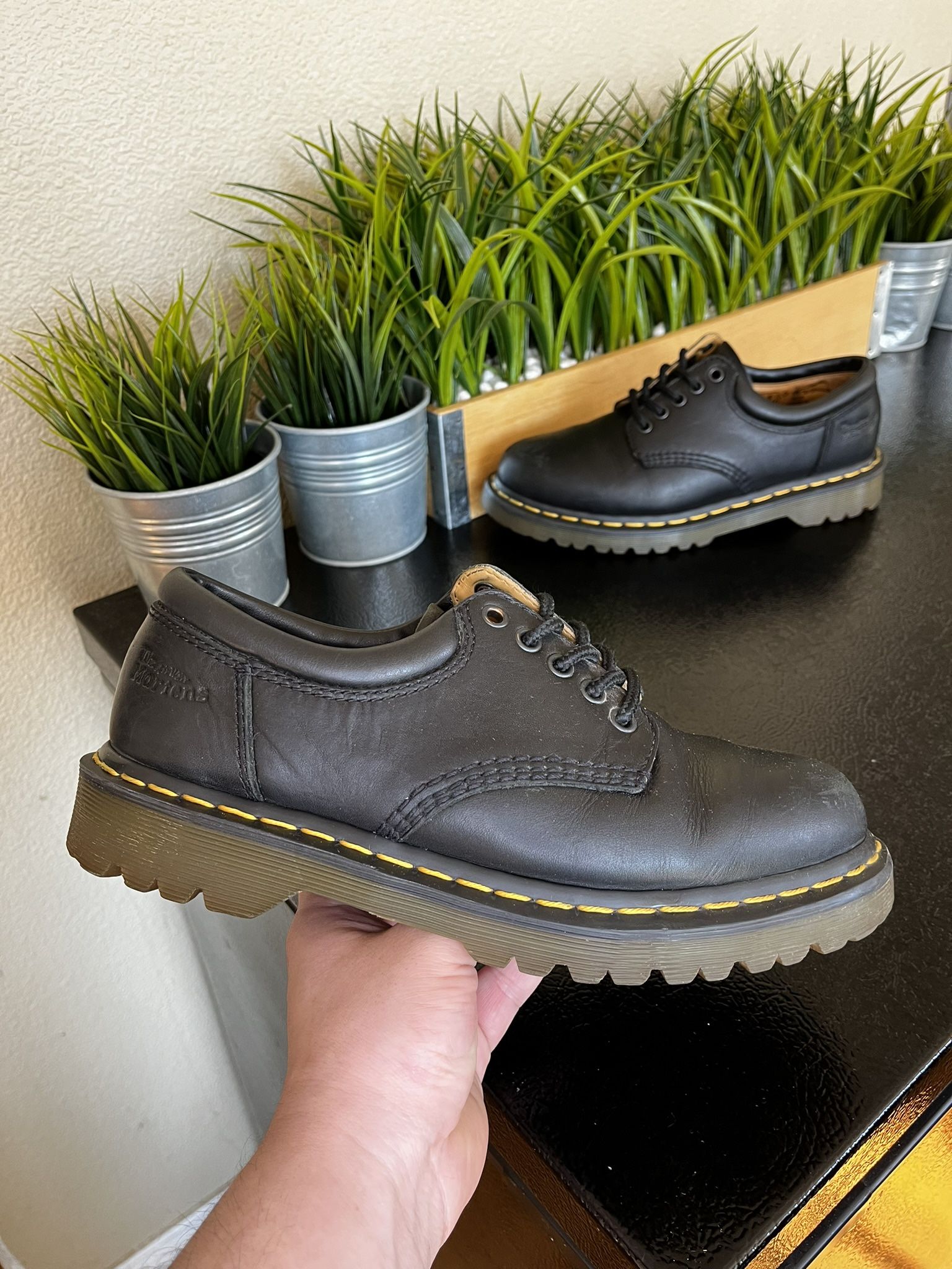 Dr. Martens 8053 Black Leather Boots