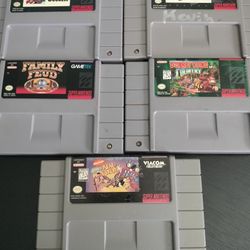 1991 Nintendo Game Cartridges. 5 Total