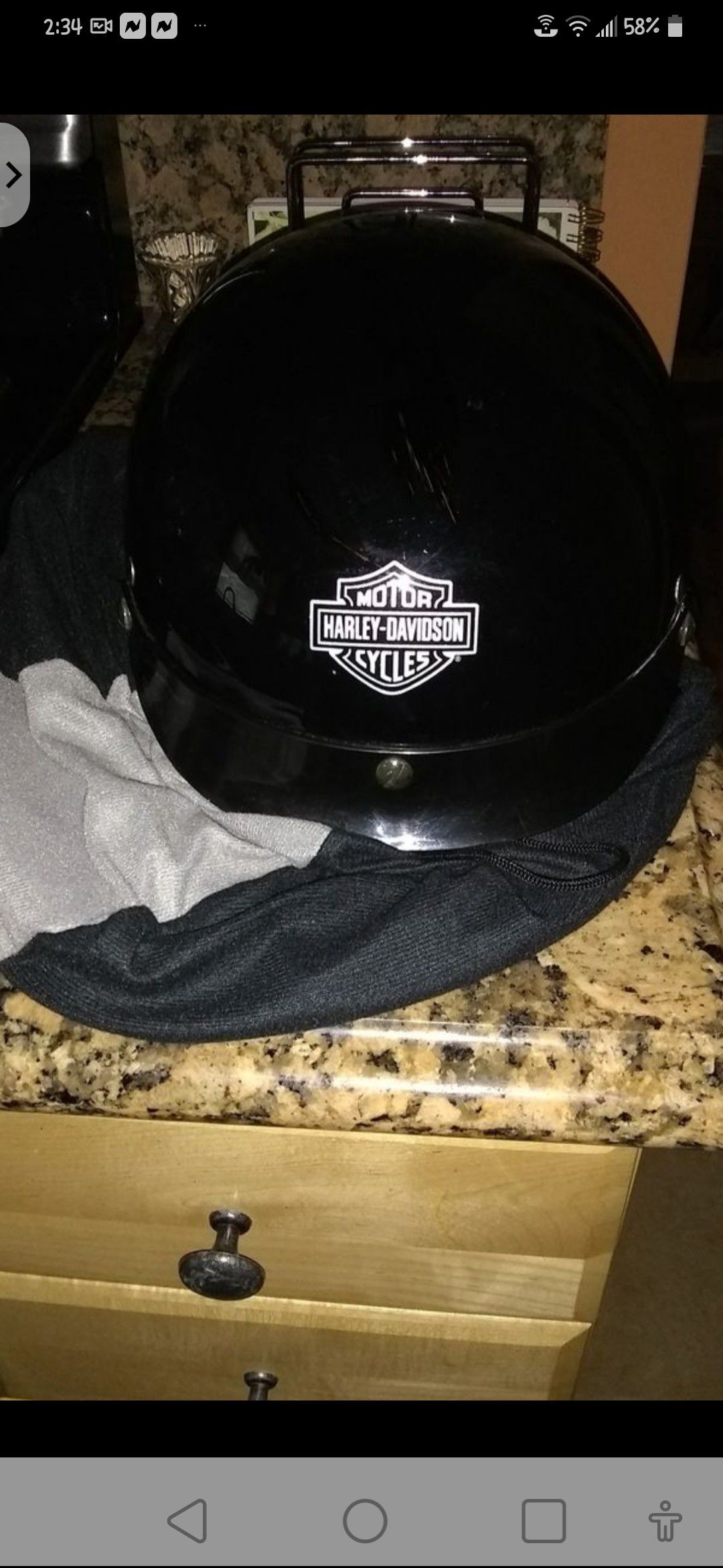 Harley Davidson helmet size small