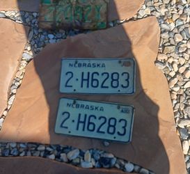 vintage license plates