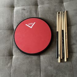 Vater Drum/Practice Pad (Sticks Included)