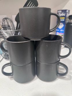 5 Pottery Barn Mugs