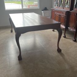 Wood Table And Console 