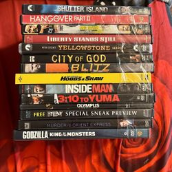 14 DVD’s Action Movies- All Play & Great Quality! 