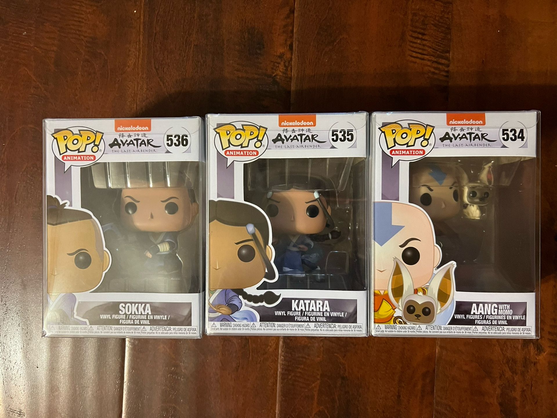 Funko Pop! Avatar: The Last Airbender Set (3 Pops)