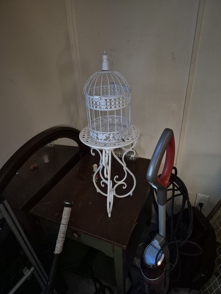 Decorative Bird Cage With Stand