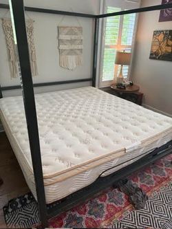 King Hybrid Mattress - Retails $2,599 - Like New Condition