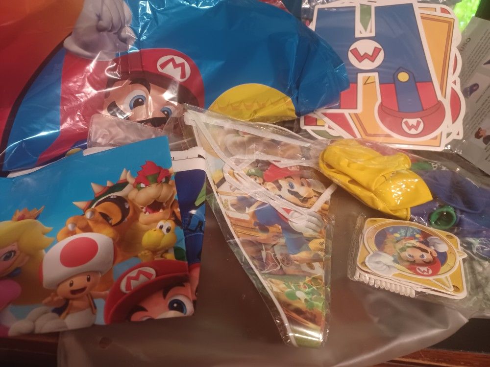 Mario Brothers Party Supplies