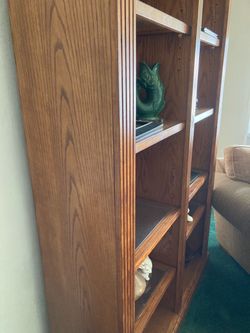 Bookcase Shelves Solid Wood