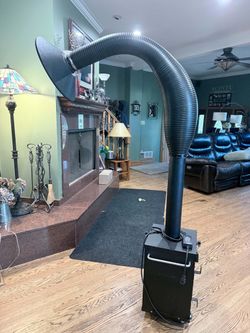 HAIR SALON CHEMICAL SOURCE CAPTURE SYSTEM