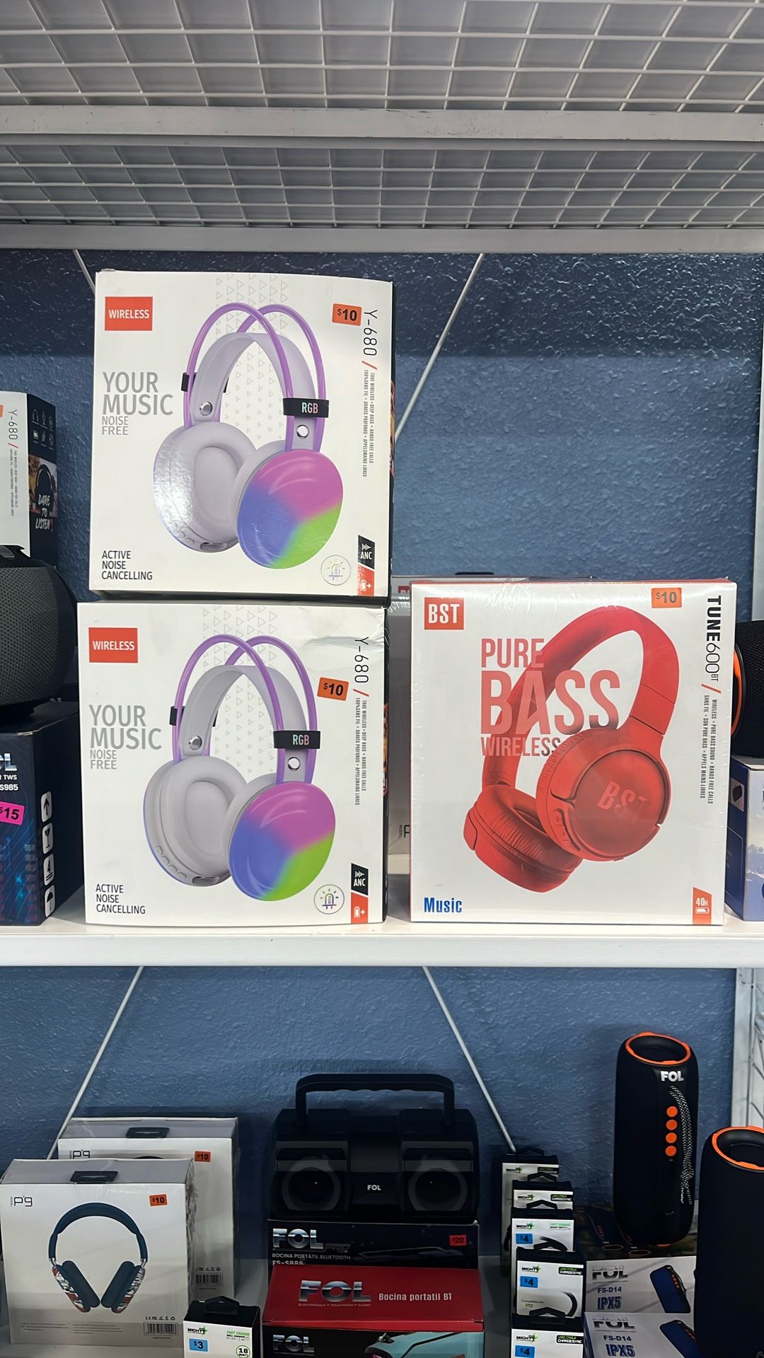 Wireless Bluetooth Headphones – Noise Cancelling, $10