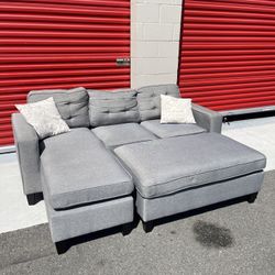 Couch Sofa Ottoman 