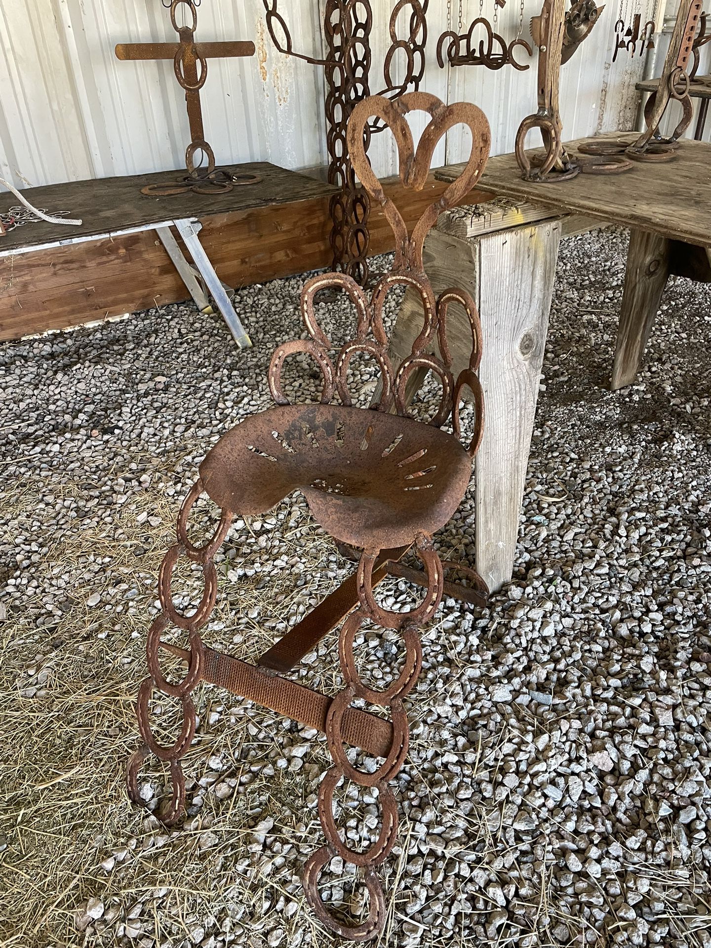 Horseshoe Tractor Seat Chair 
