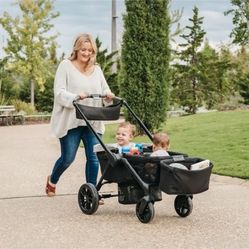 Monbebe Everyday Outings Wagon Stroller, Cobblestone Grey, Toddler, Unisex. NEW