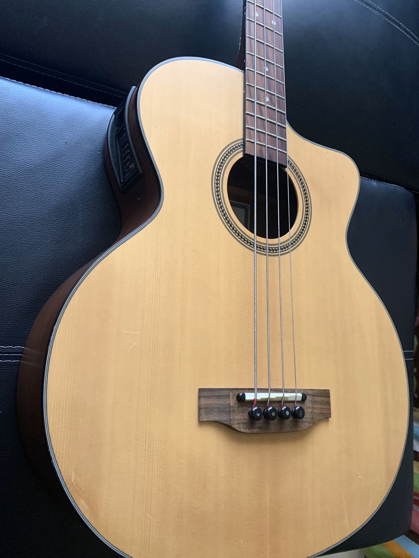 Sunlite Acoustic Bass Guitar Bajoloche for Sale in Santa Ana, CA OfferUp
