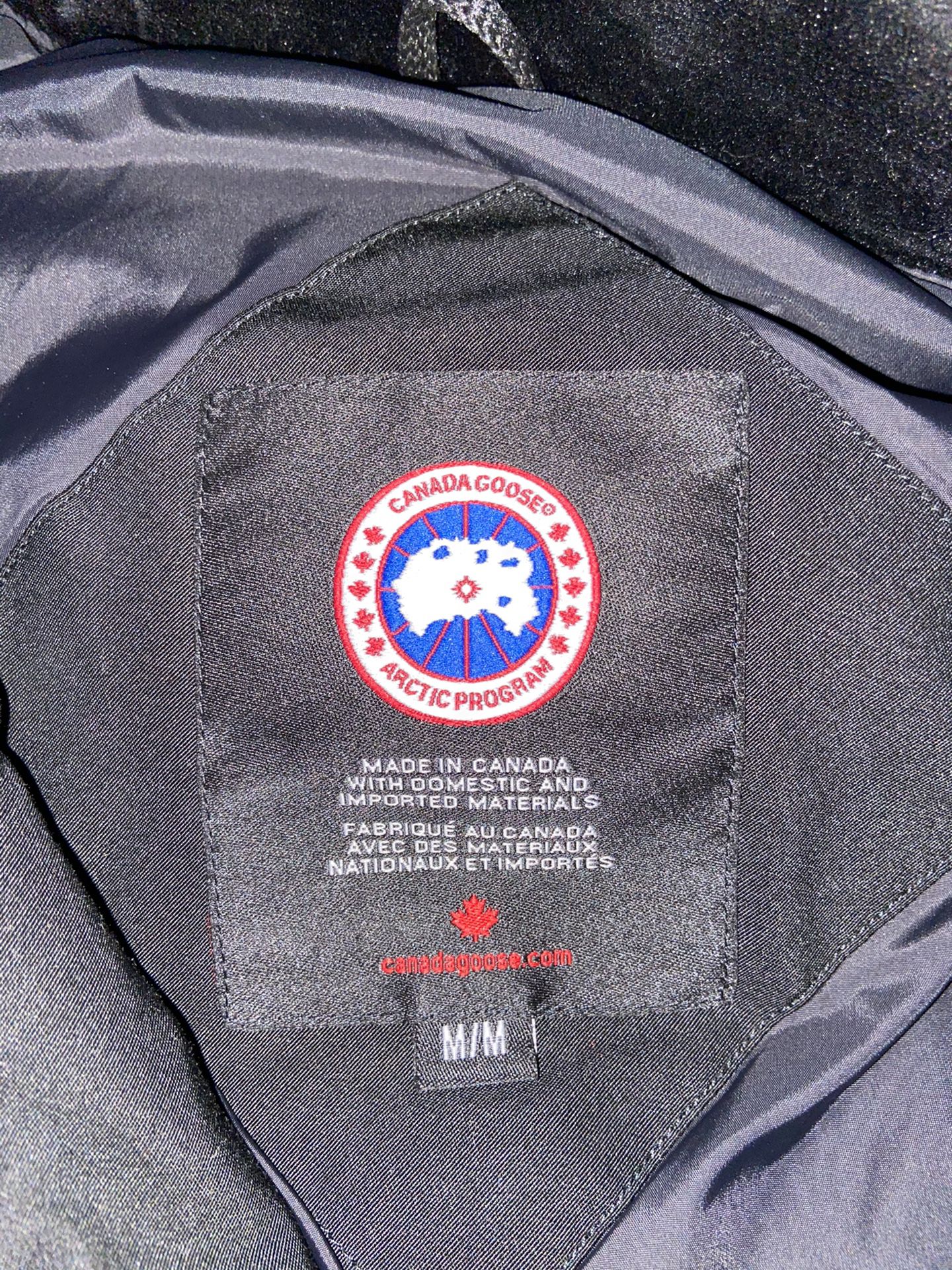 Medium Size Men’s Black Freestyle Canada Goose Vest