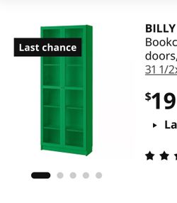 Doors ***ONLY*** (glass and wood) for Billy Bookcase