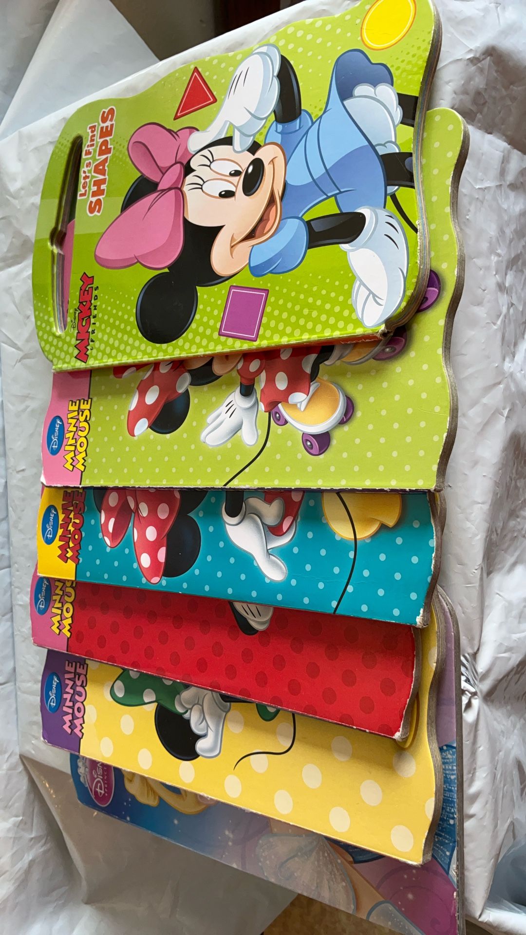 Disney 6 Books Hard Cover Hard Pages Like New