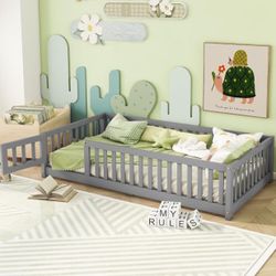 Twin Floor Bed（Jh2156C)