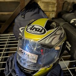Pair of Arai Signet RX-7 Helmets