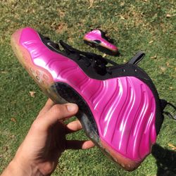 Pink foamposite size 11 trade for supreme bape and palace