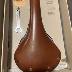 Brooks B354 Swallow Classic Honey Chrome Leather Saddle Brand New