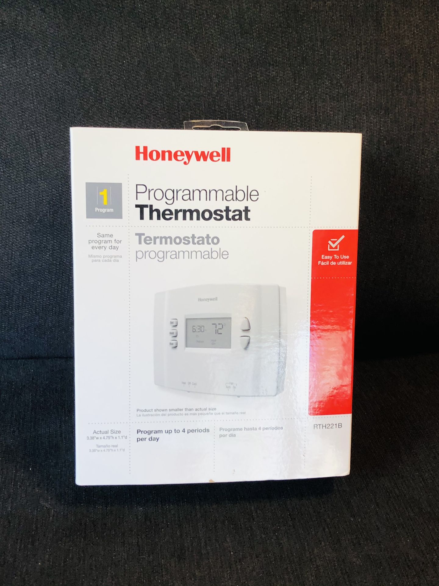 Honey well programmable thermostat