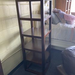 63” Tall Square 4 Shelf Bookcase