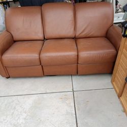Leather Couch 