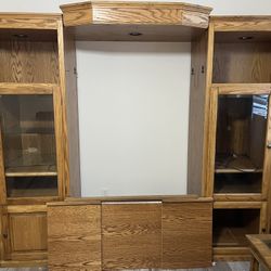 Entertainment Center  & Dining Table 