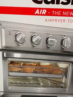 Cuisinart Air Fryer Toaster Oven Model TOA-60 Large Capacity 1800 Watts Of Power (In Box)