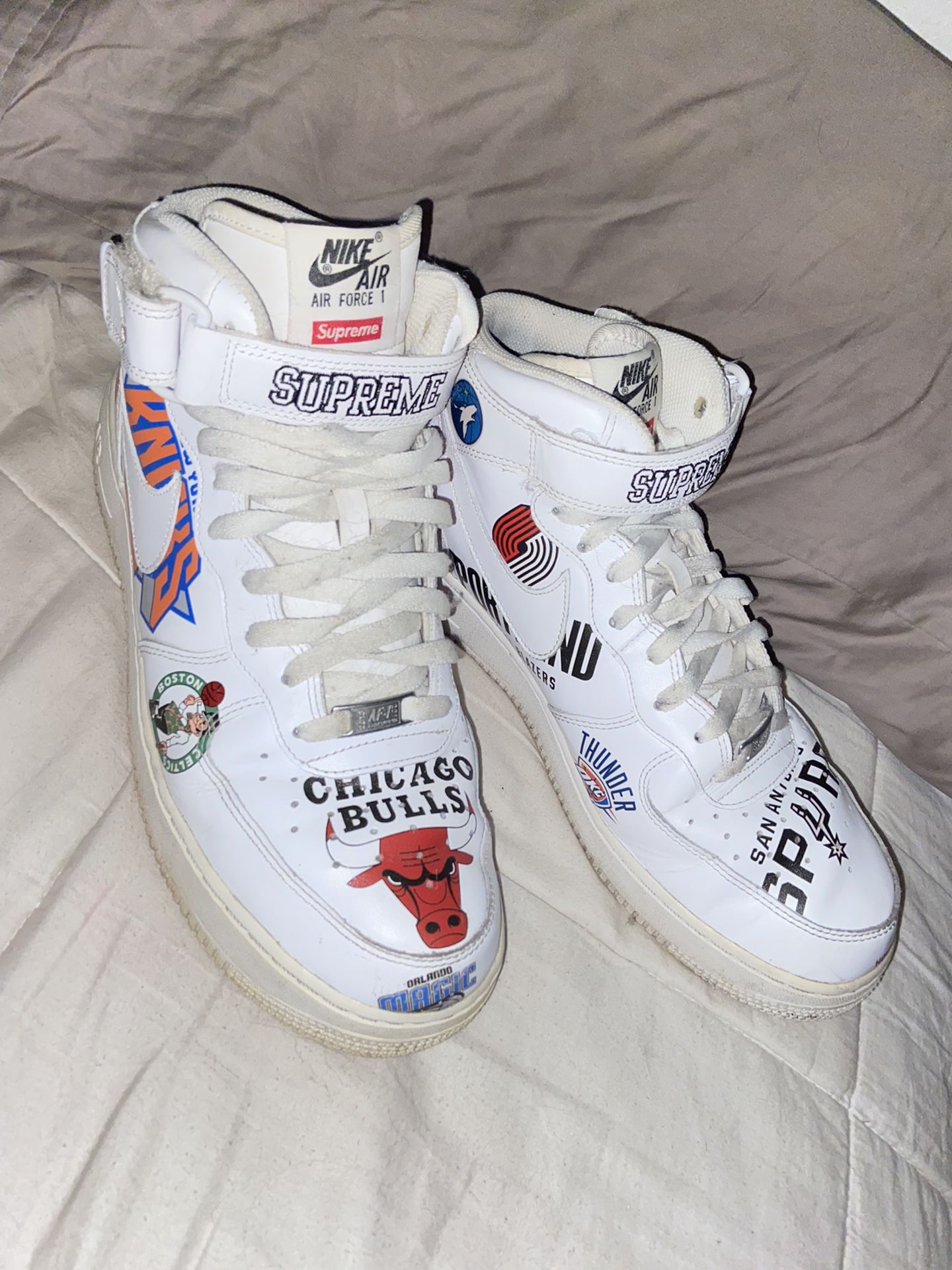 Supreme NBA White Nike Air Force 1