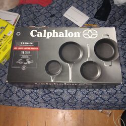 Calphalon 11 Piecefrying Pan Set.