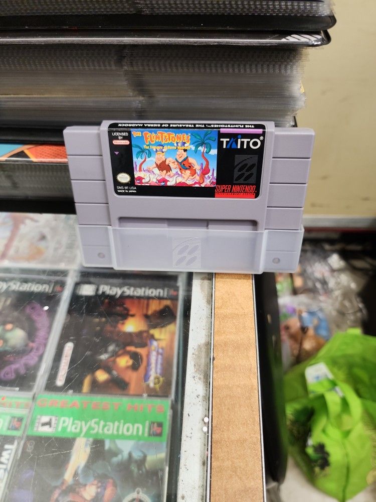 Flintstones The Treasure Of Sierra Madrock Snes
