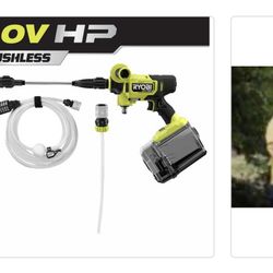 RYOBI 40V HP Brushless EZClean 600 PSI 0.7 GPM Cold Water Electric Power Cleaner (Tool-Only)