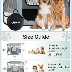 2 Animal Portable Playpens Size M and L
