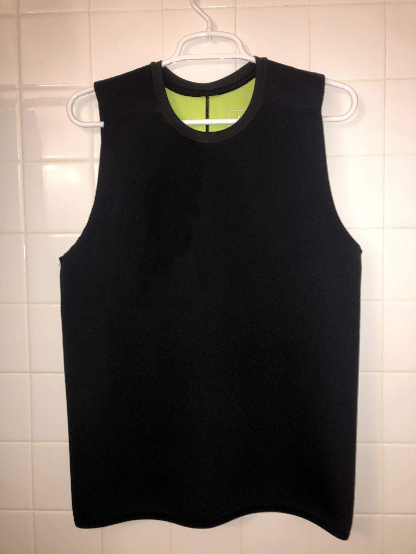 Redu Shaper Neoslim Men’s Active Wear Top Size S/M, Black Sweat Vest