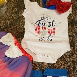 4th Of July Baby Outfit 