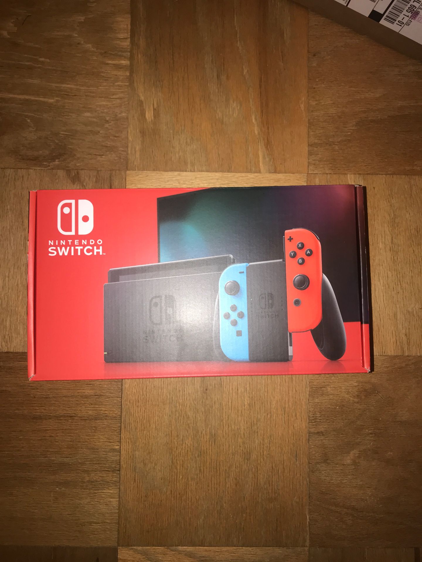 Nintendo Switch 32GB Gray Console with Neon Red and Neon Blue Joy-Con