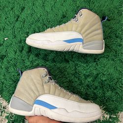 Jordan 12 grey university blue