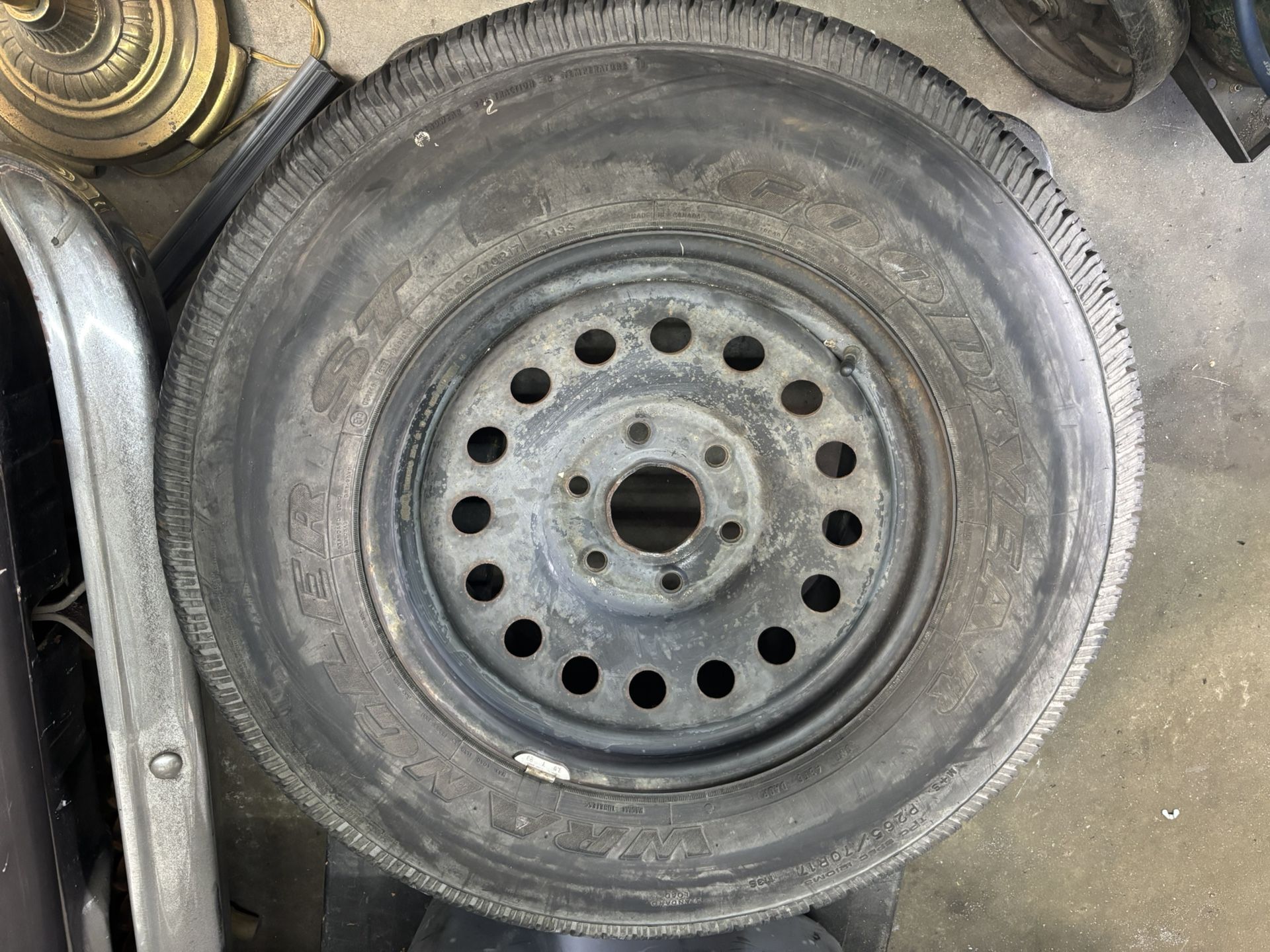 Goodyear 265/70R17 Tire Six Lug Wheel