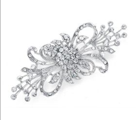 Mariell Dramatic Crystal Bridal Broach