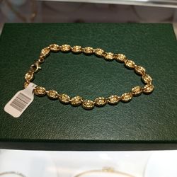 10kt Gucci Style Anklet 