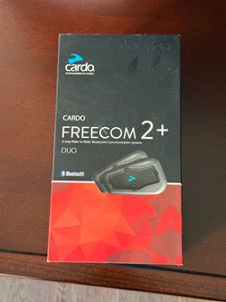 Cardo FREECOM 2+ DUO Motorcycle Bluetooth Helmet Intercom Set