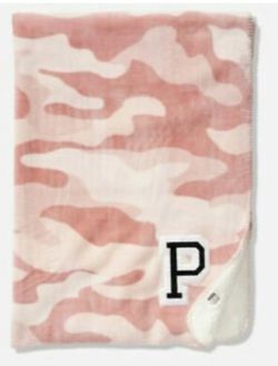 V.S.Pink Sherpa Blanket, $40