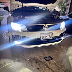 9006  LED Headlight Bulbs Low Beam Fog Light 300% Brighter 6500K Cool White Conversion Kit IP67 Waterproof 2 PCS 