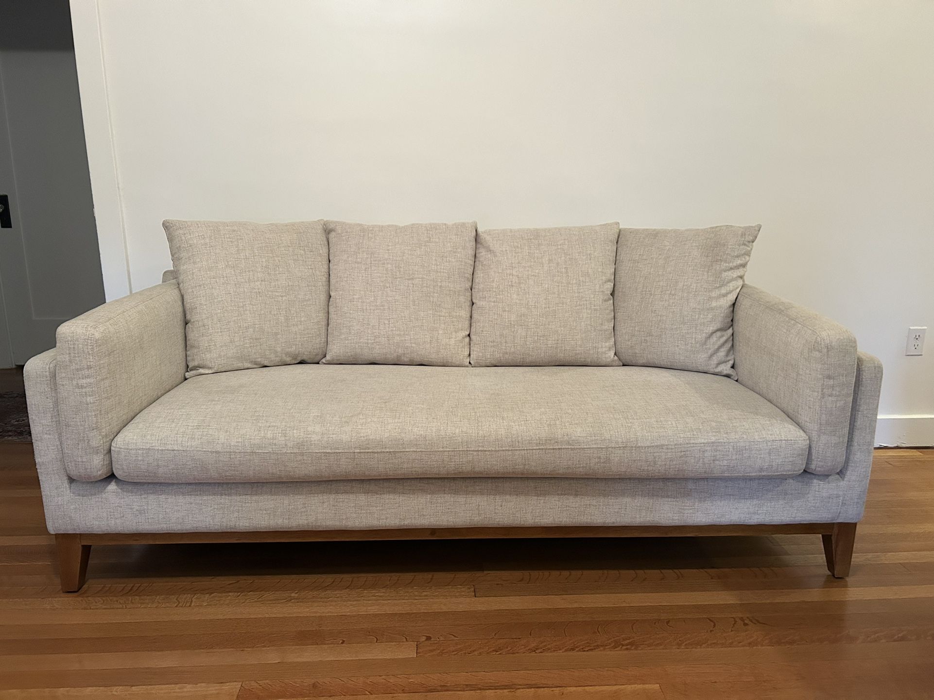 Charming World Market Oatmeal Couch