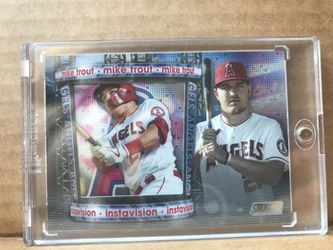 Mike Trout Instavision Card