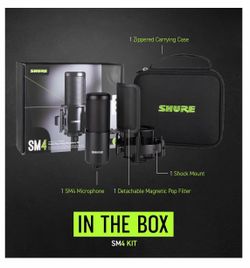Shure SM4 XLR Studio Microphone